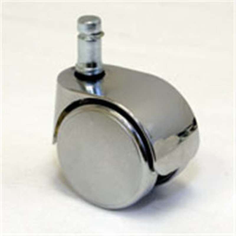 Conductive Chrome Hooded, Die Cast Steel ,Dual Wheel Braking Caster, 2"